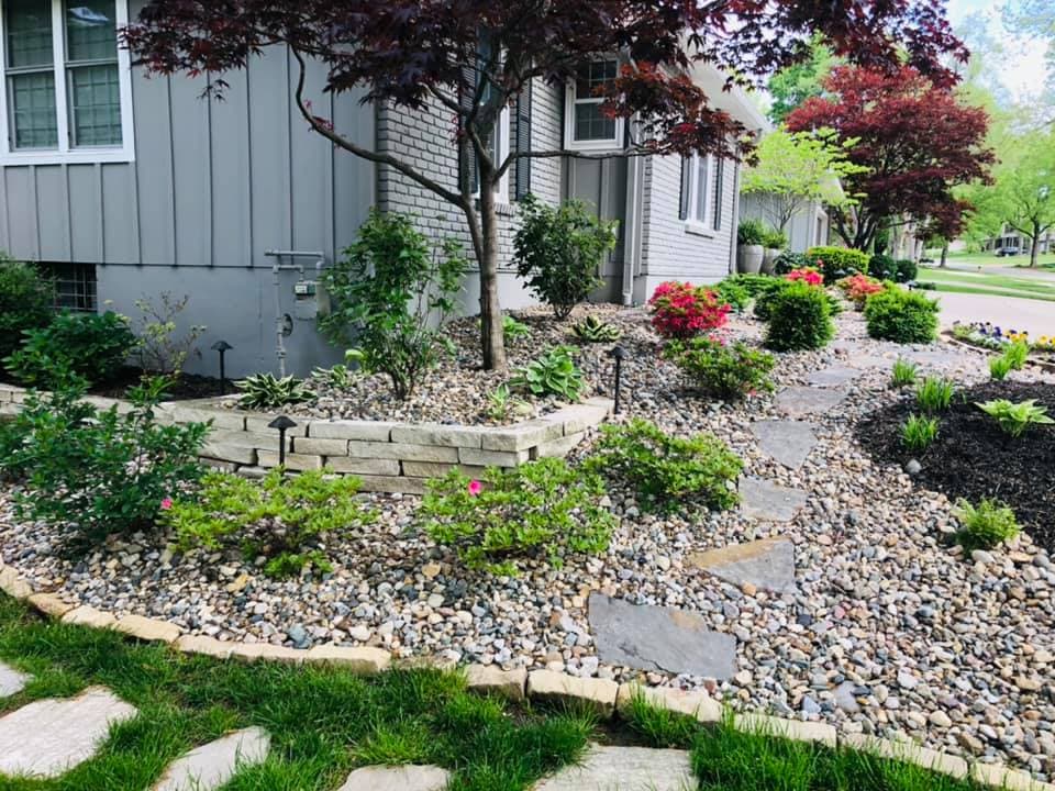Landscaping project in Roeland Park