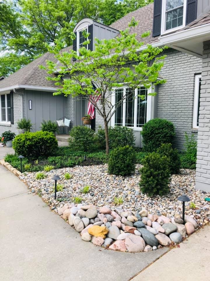 Landscaping project in Prairie Village