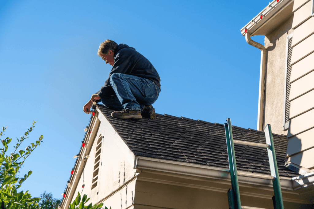 Christmas Light Installation project in Belton