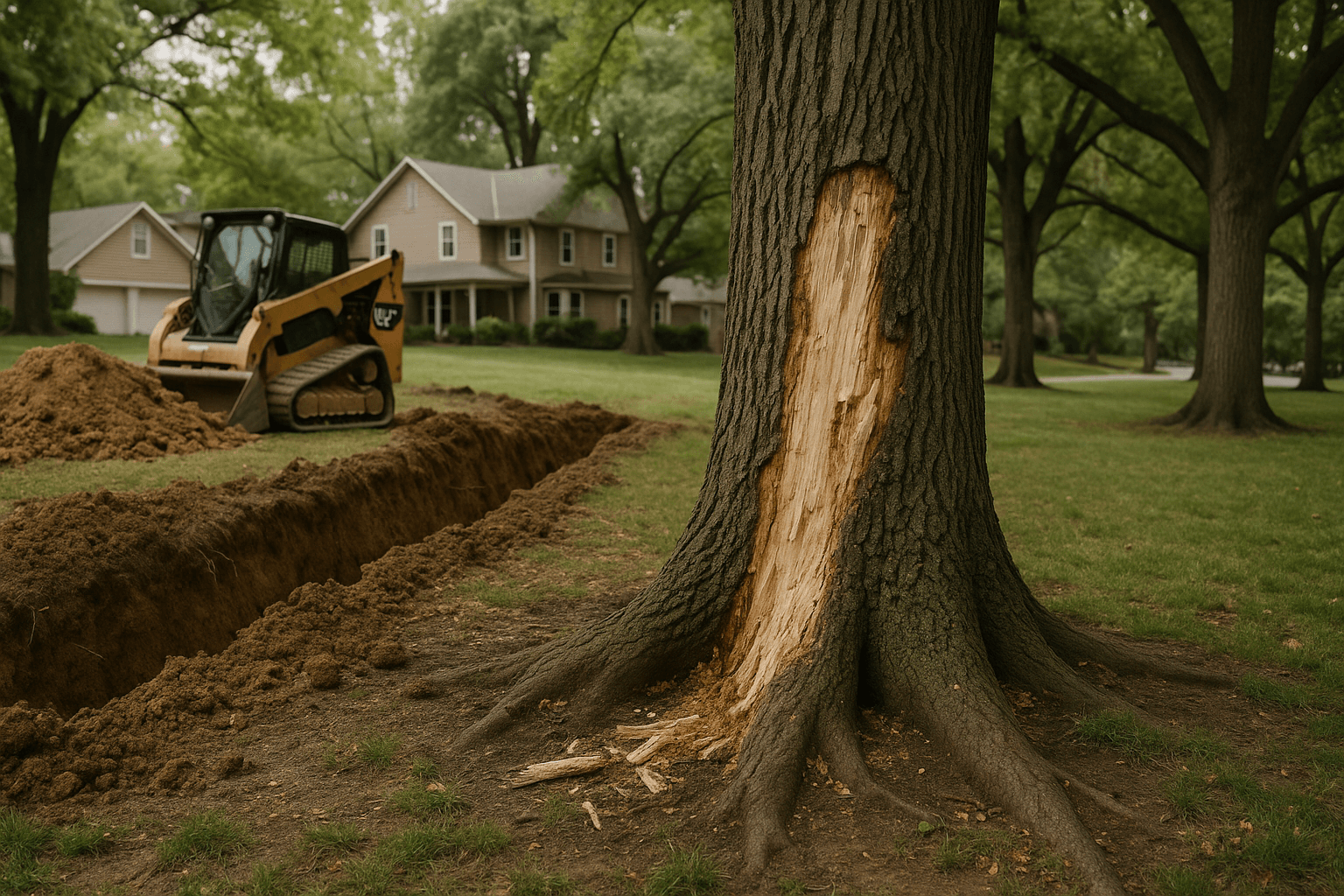 How Construction Damage Affects Nearby Trees in Kansas City