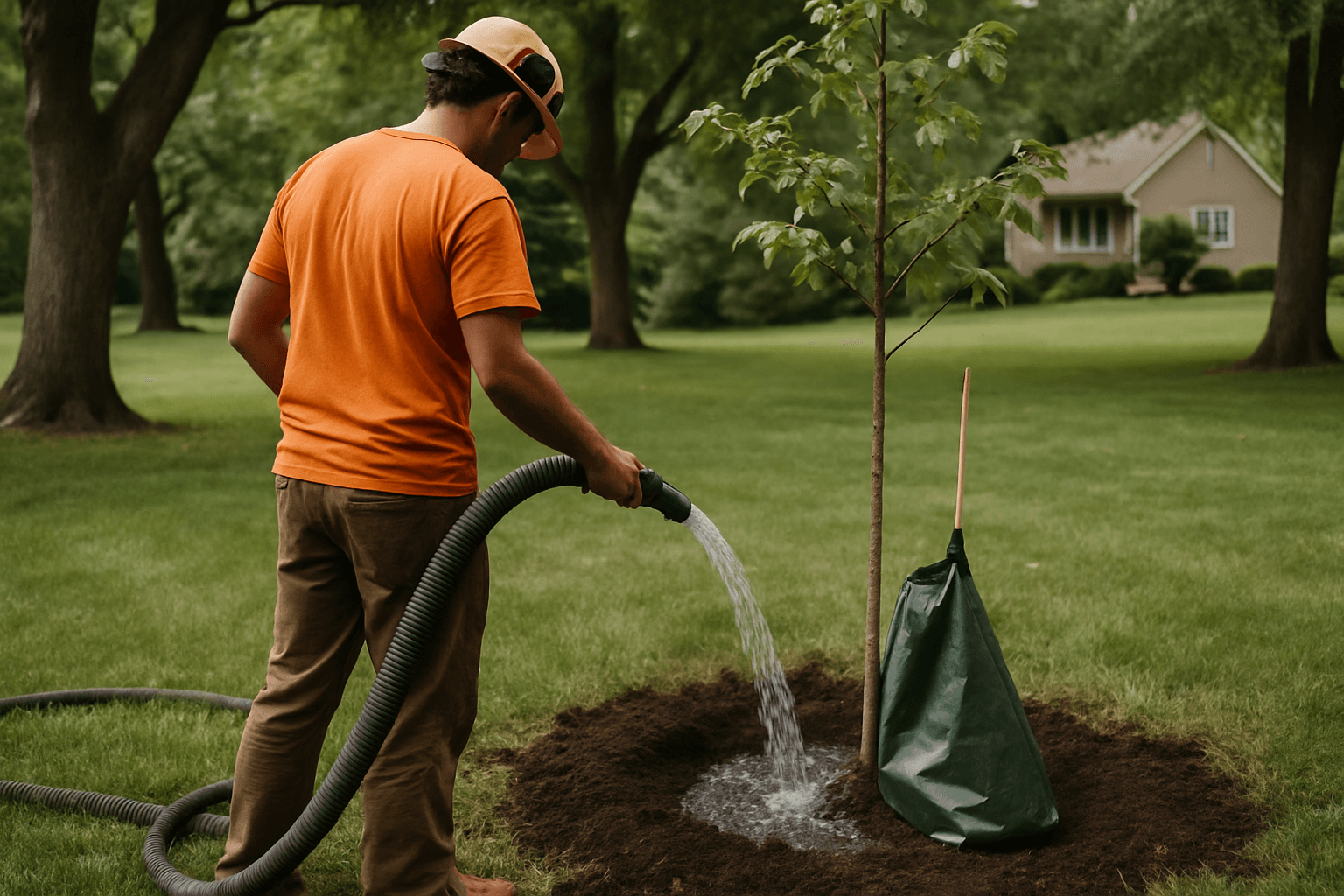 How to Save a Newly Planted Tree From Dying