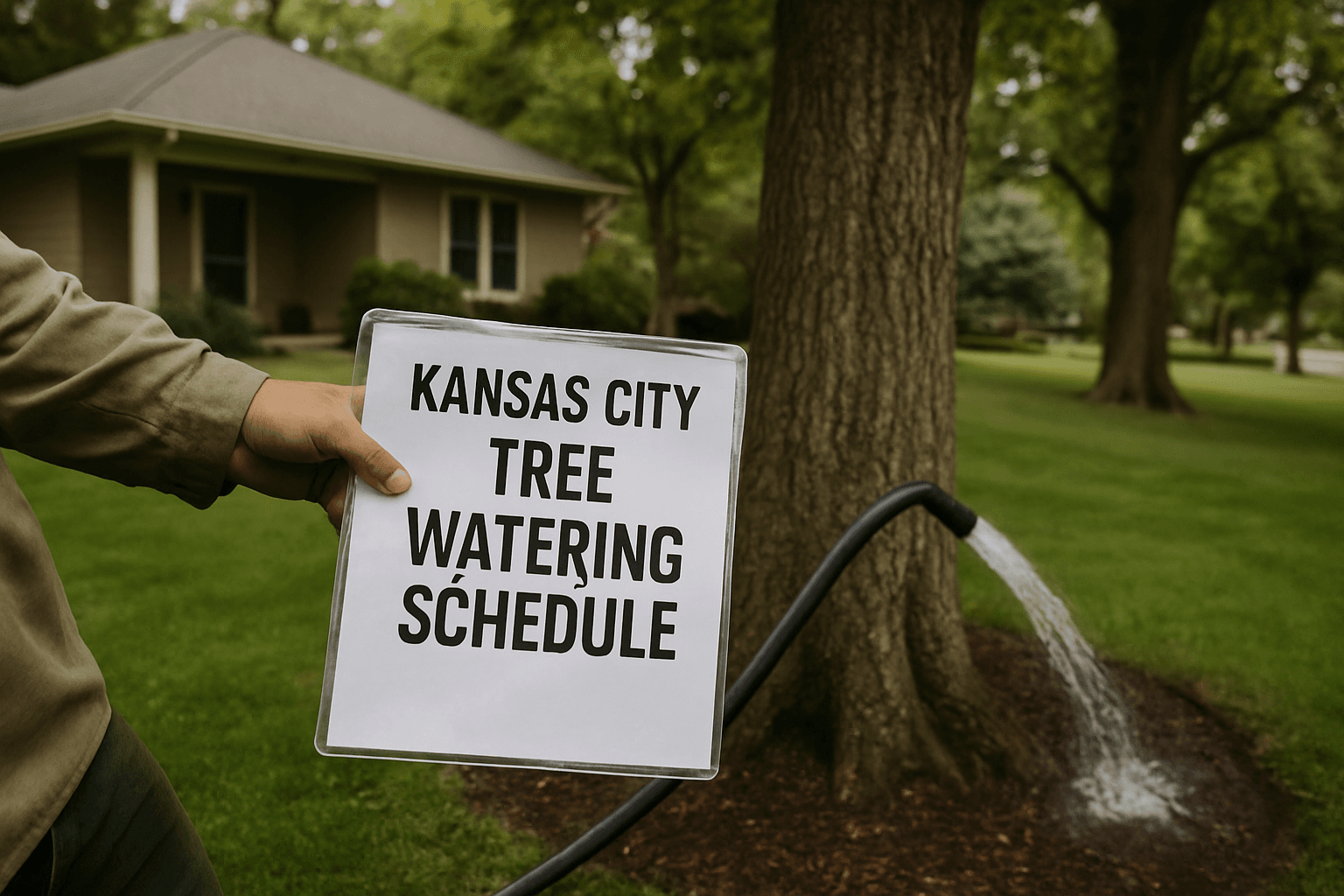 Optimal Tree Watering Schedule for Kansas City