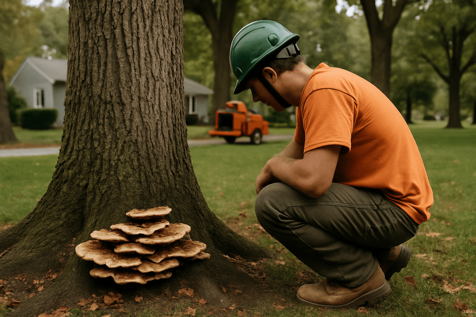 What to Do About Mushrooms or Fungi at the Base of Your Tree This Fall